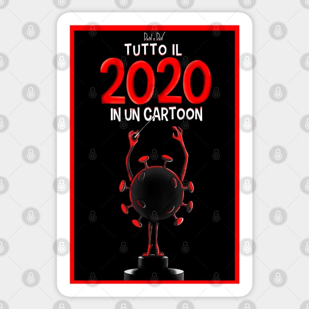 Locandina "Tutto il 2020 in Un Cartoon" Sticker by DaneDav